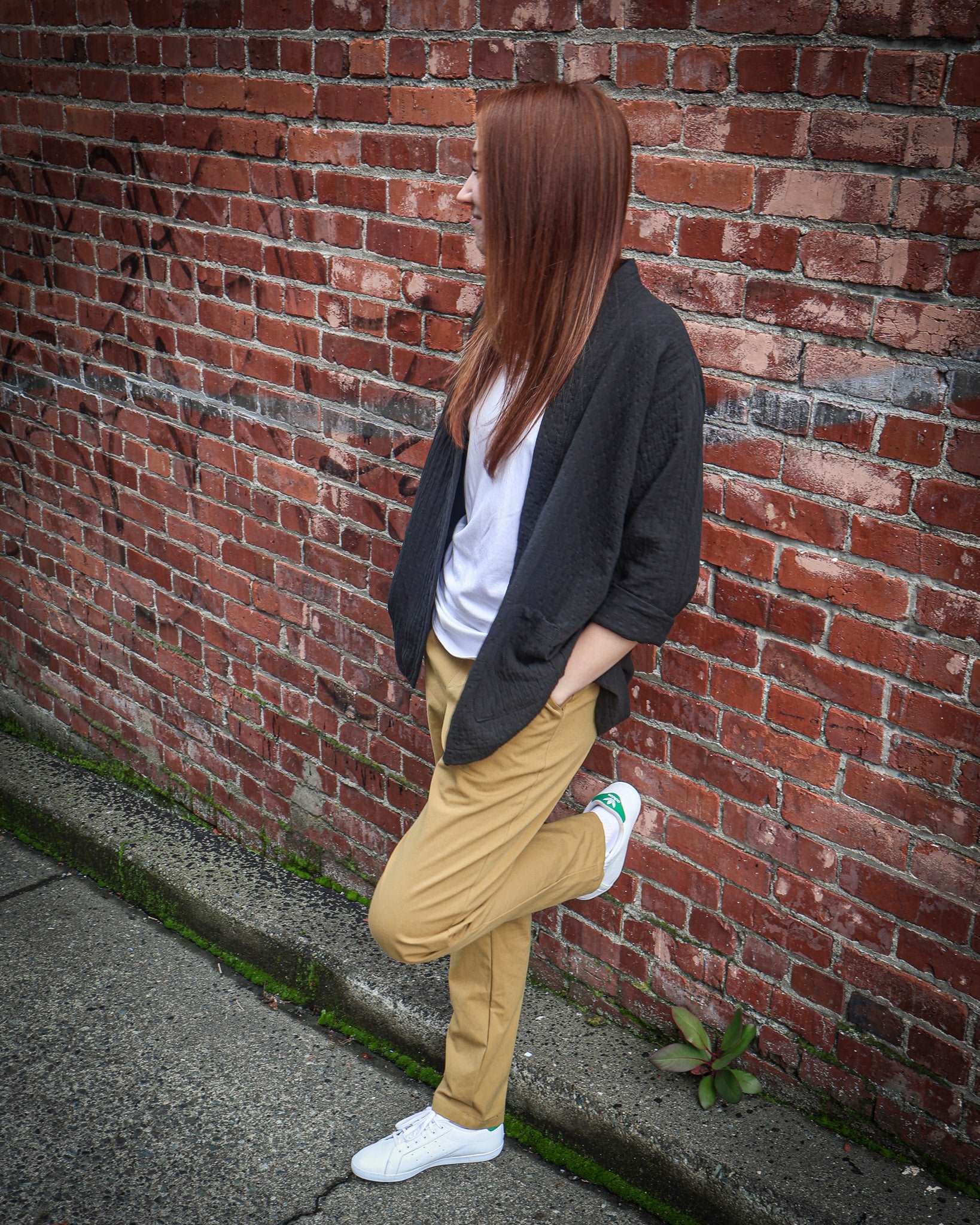 The Relaxed Organic Cotton Pant in Honey